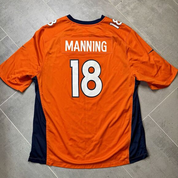 Nike Peyton Manning Denver Broncos Super Bowl 50 Jersey Mens 2XL NFL - Picture 1 of 14